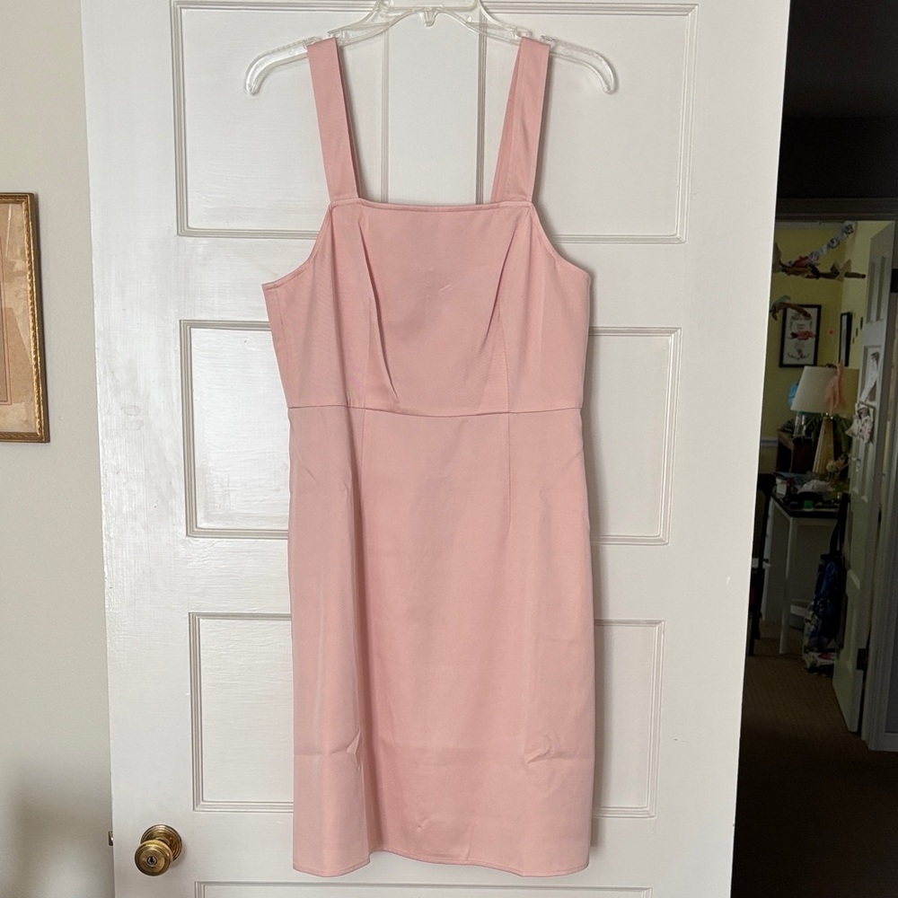 J. Crew Light Pink Strapless Short Sheath Dress Size 6 TALL